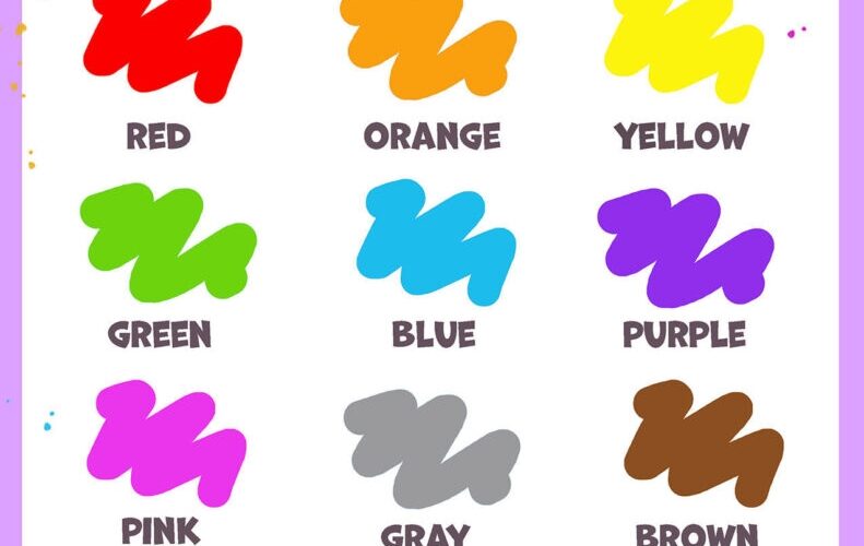 Free Printable Color Chart The Hollydog Blog