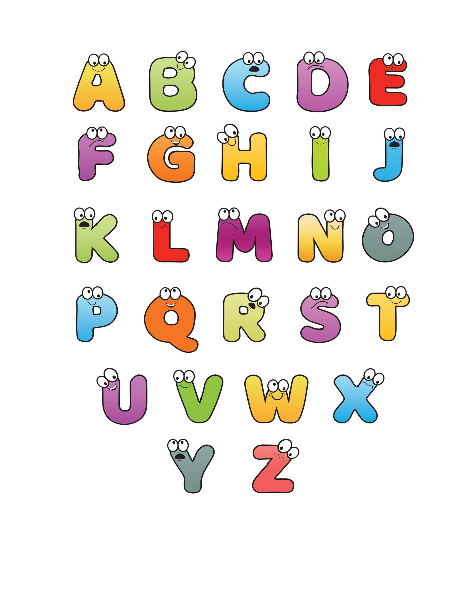 free printable alphabet templates