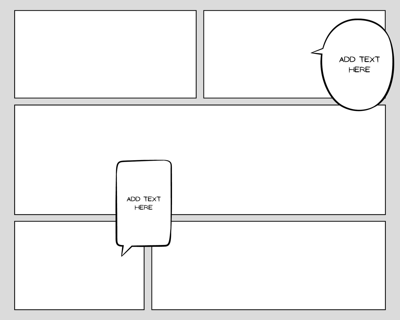 printable comic book template