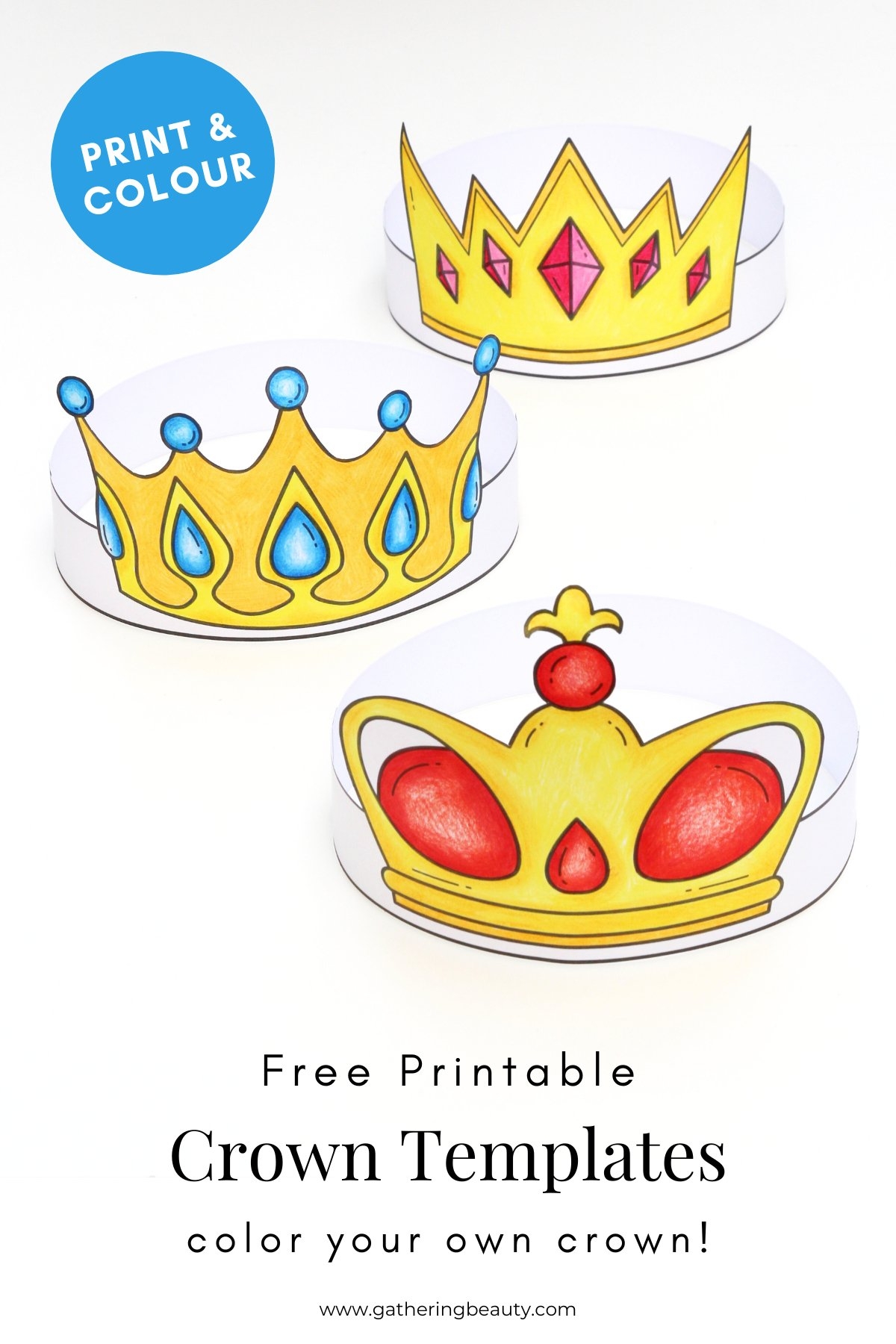 free printable crown template