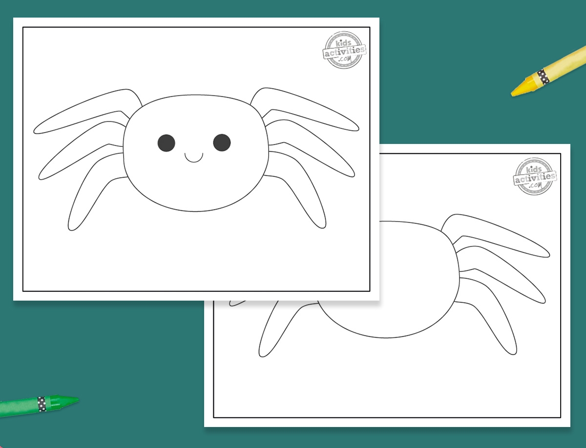 Free Printable Cute Spider Template Kids Activities Blog