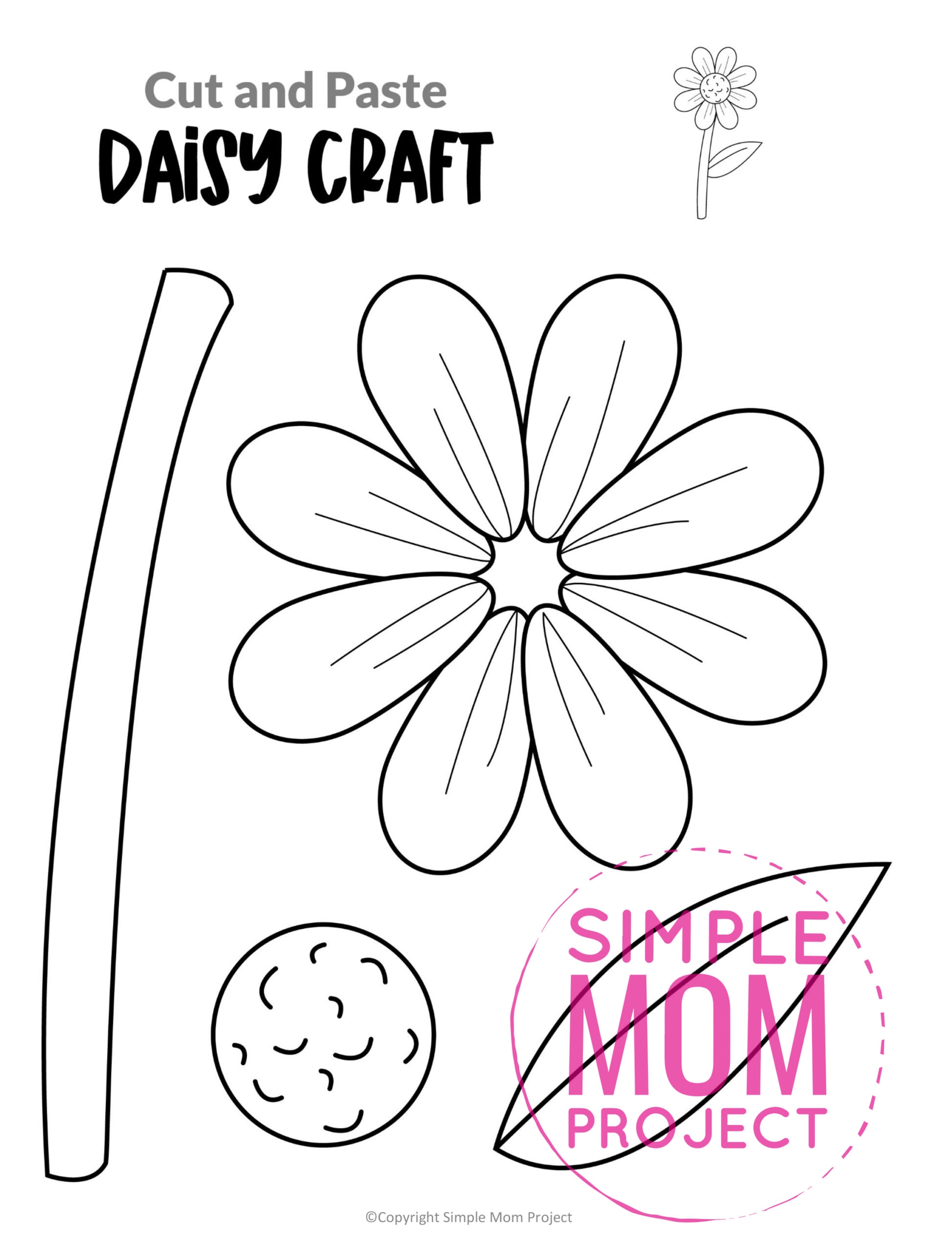 daisy printable template
