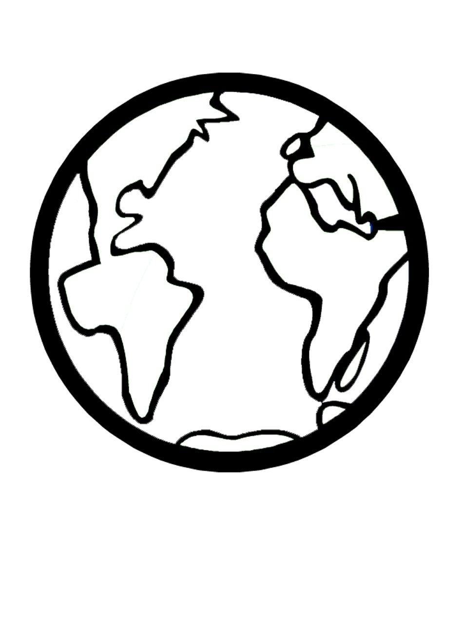 earth coloring sheets printable