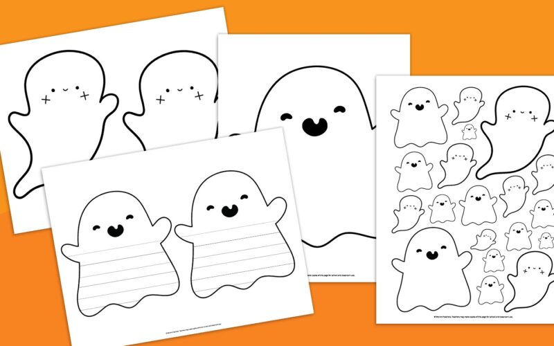 Free Printable Ghost Template For Spooky Fun
