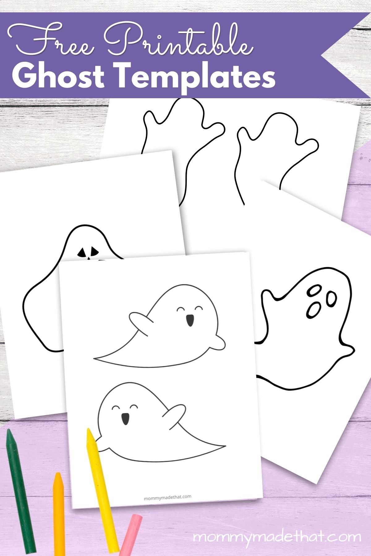 Free Printable Ghost Template Lots To Grab 
