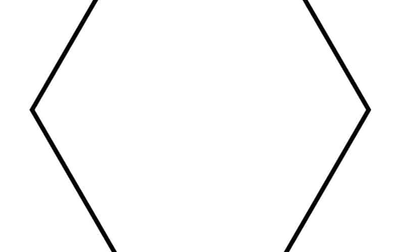 Free Printable Hexagon Shape
