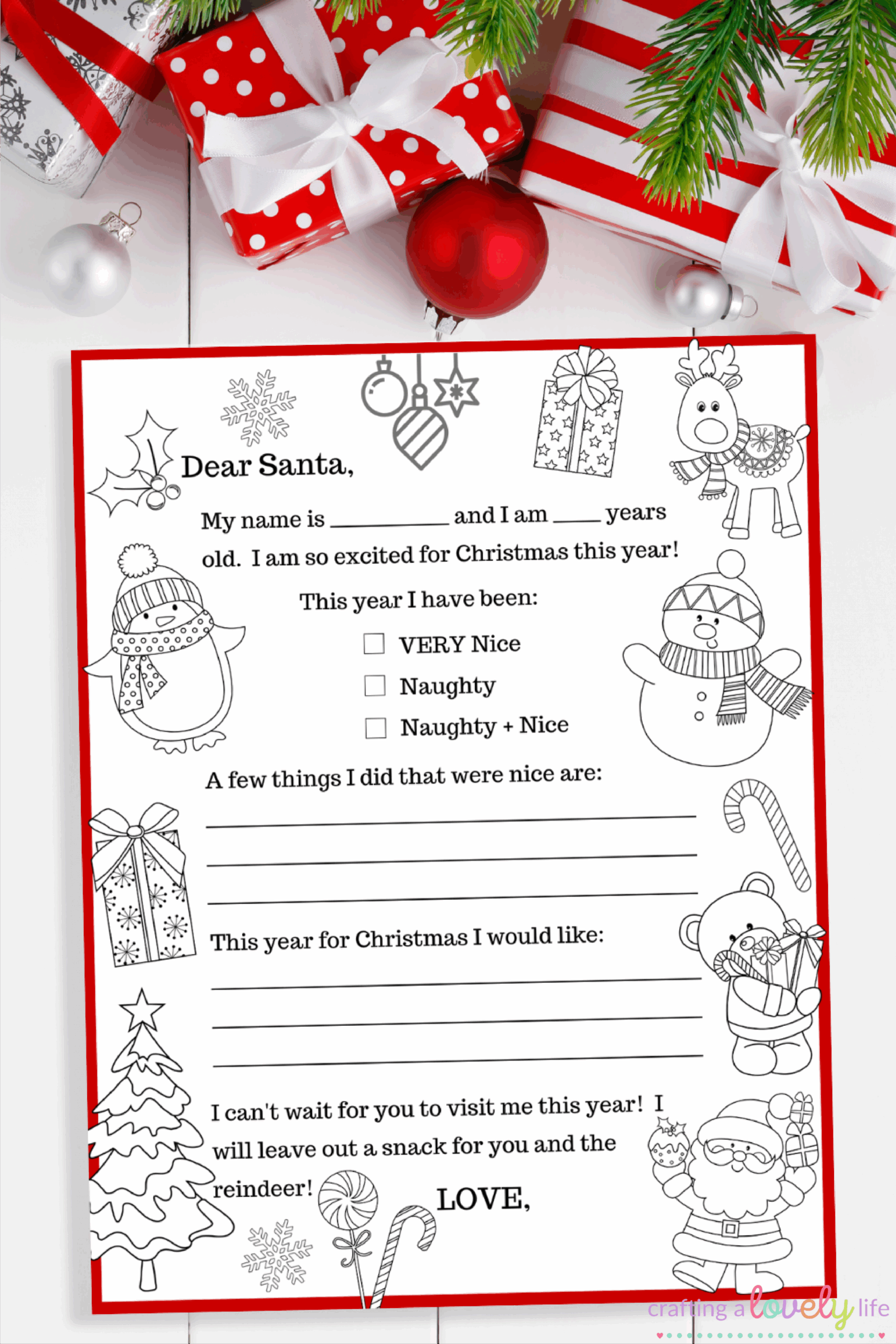 free printables letter to santa