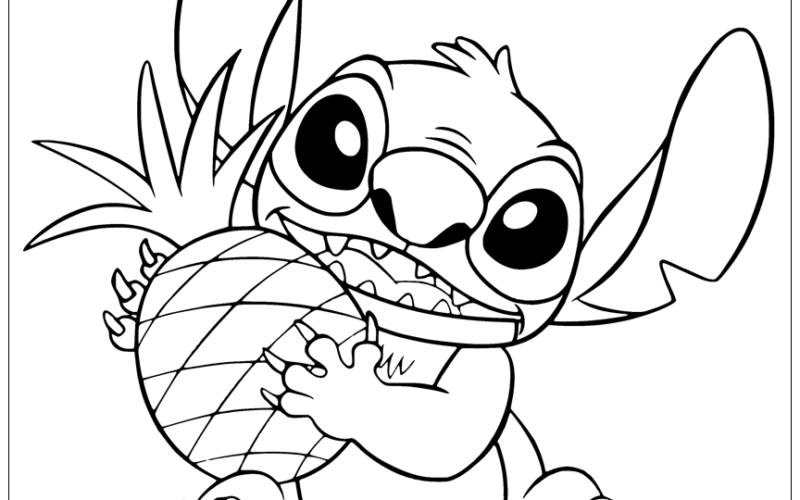 Free Printable Lilo Stitch Coloring Pages Disneyclips