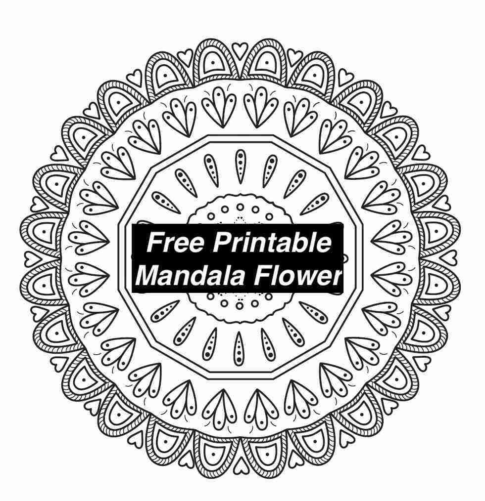 mandala coloring pages printable