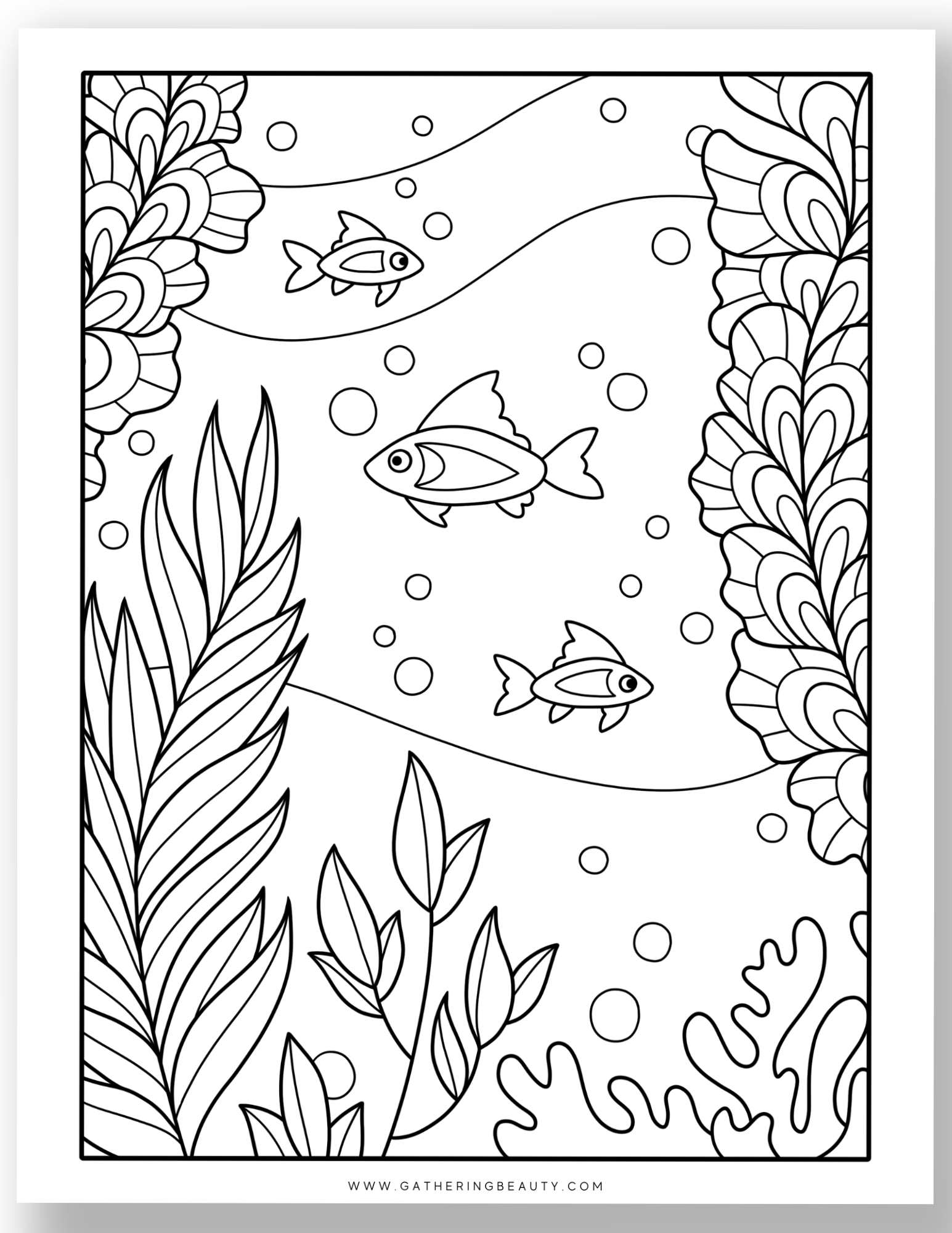 Free Printable Ocean Colouring Pages Gathering Beauty