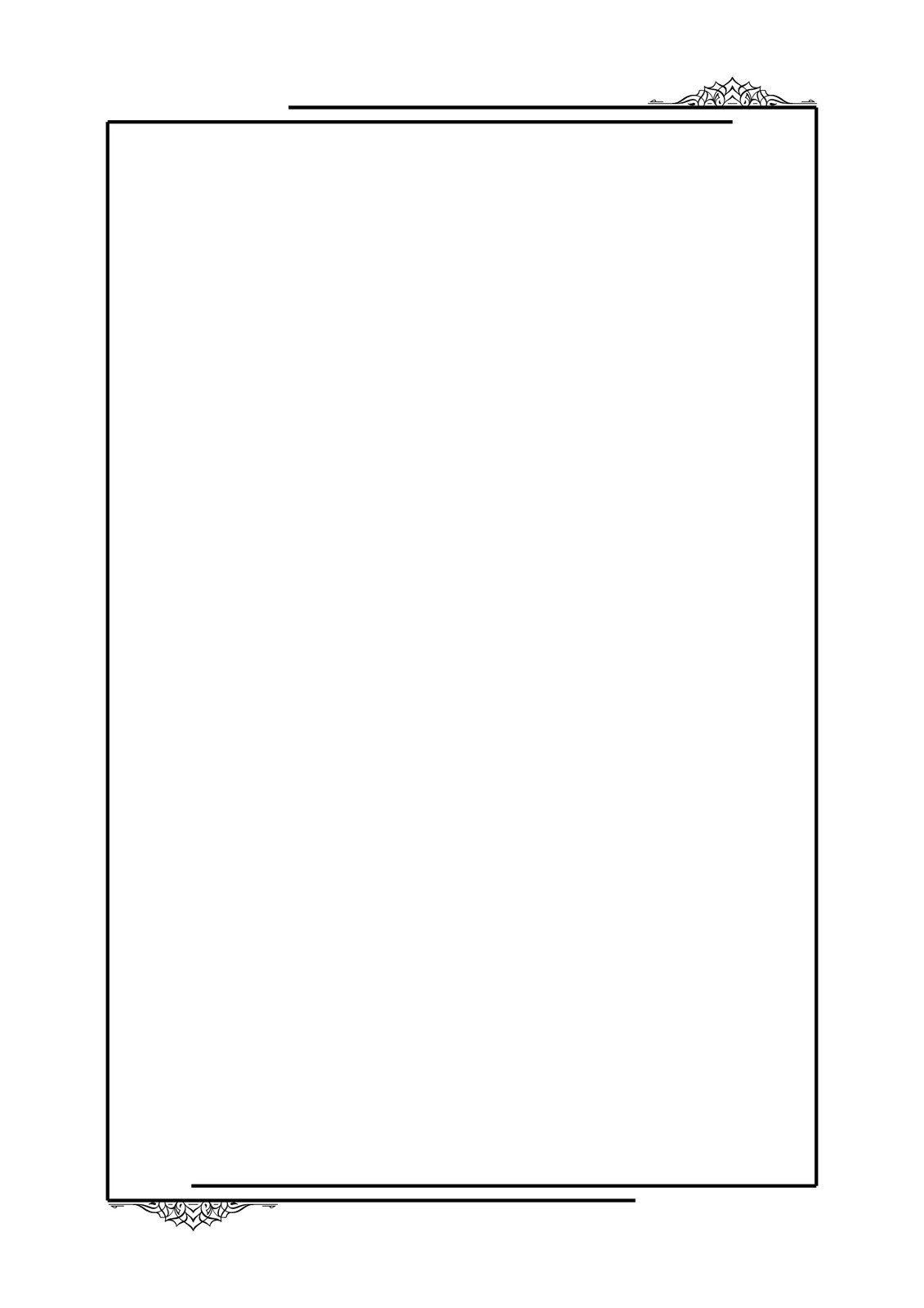 Free Printable Page Border Templates You Can Customize Canva