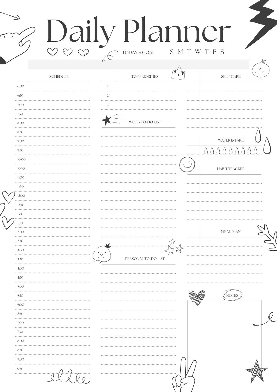 Free Printable Planner Templates To Customize Canva Free Printable Planner Templates To Customize Canva