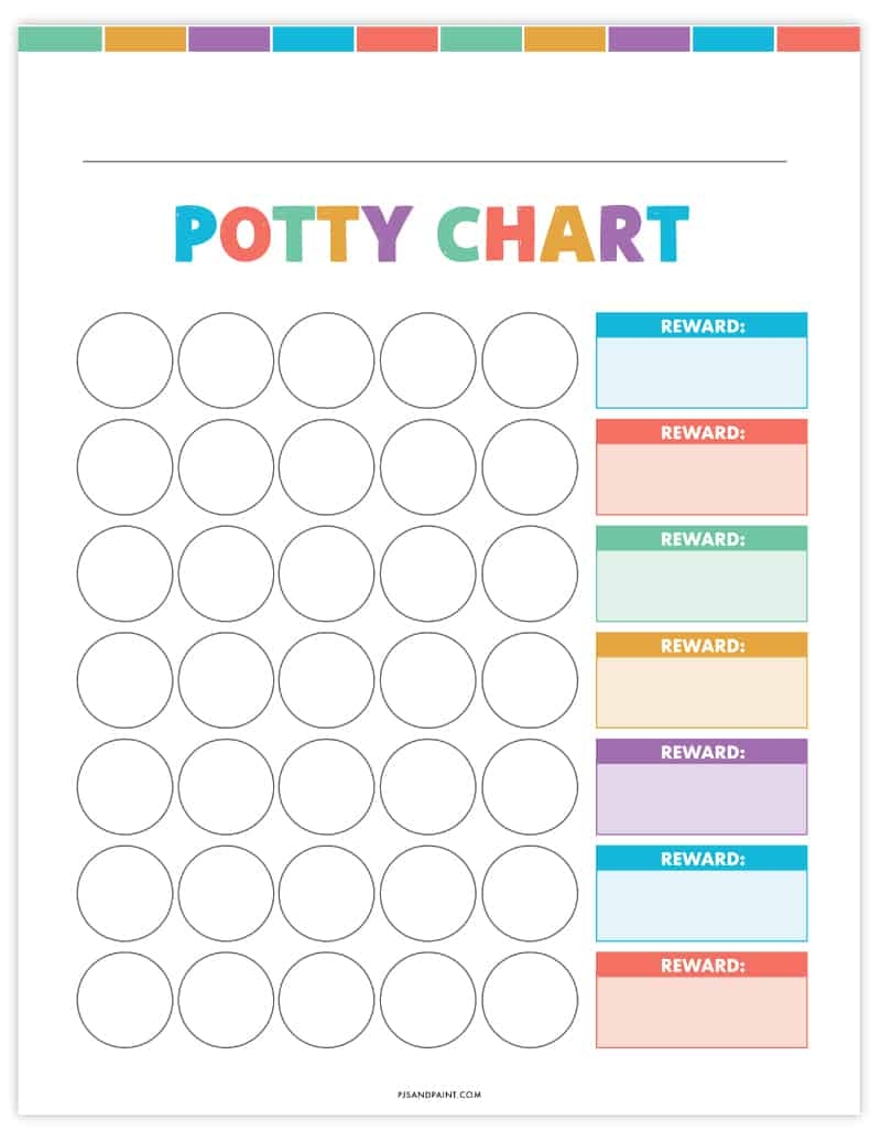 potty training charts printable