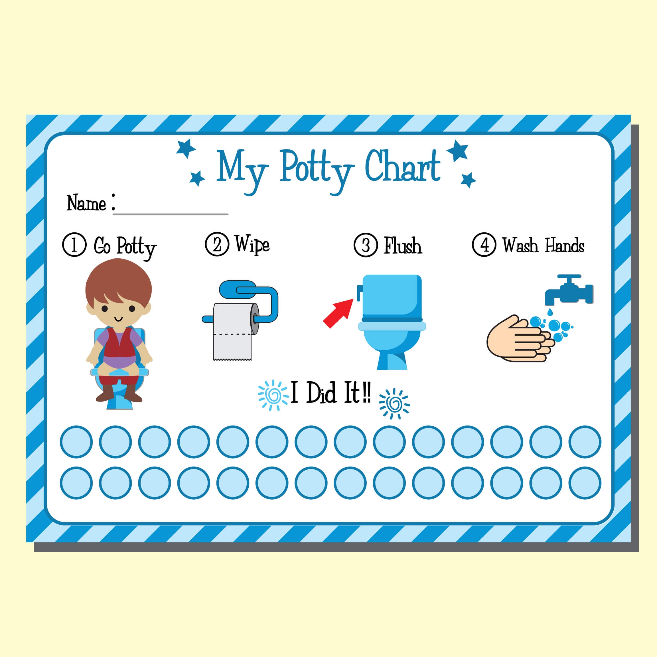 printable potty sticker chart
