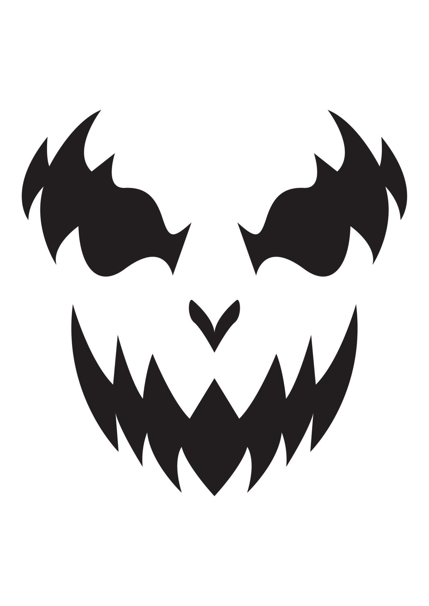 printable pumpkin face template printable pumpkin face template