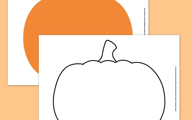 Free Printable Pumpkin Template Bundle For Fall