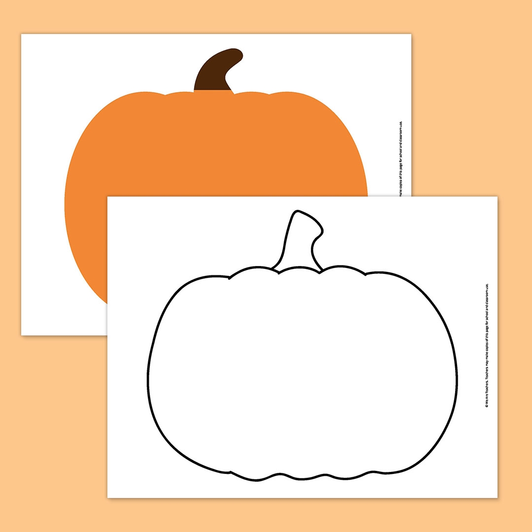 printable large pumpkin template printable large pumpkin template