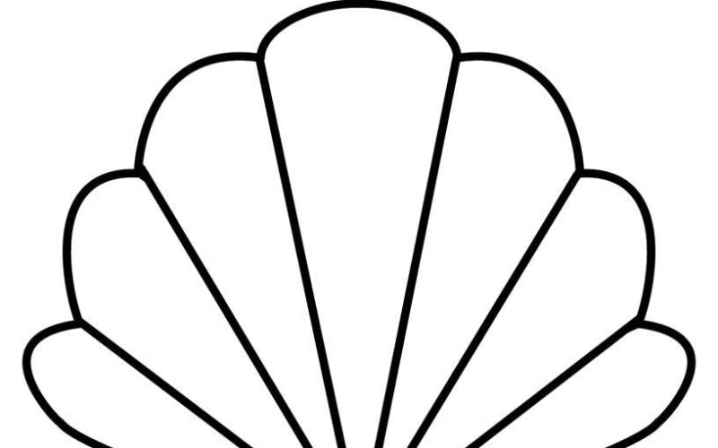 Free Printable Seashell Template