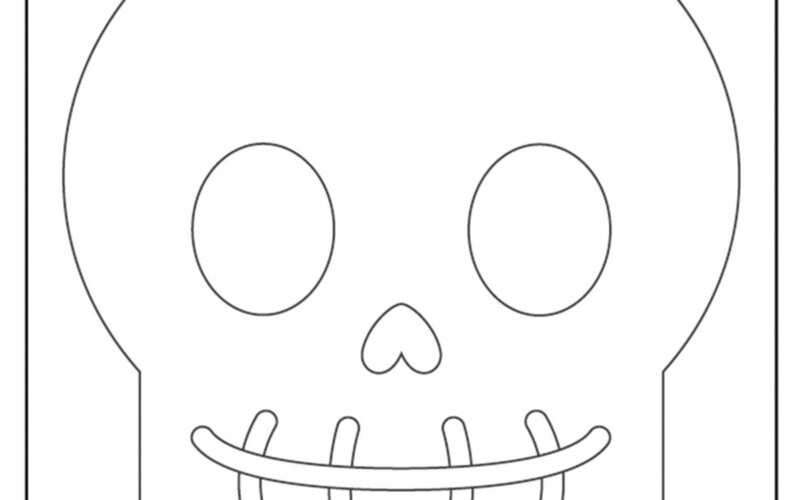 Free Printable Skull Template Kids Activities Blog
