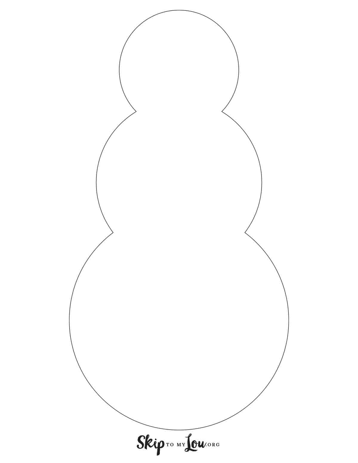 Free Printable Snowman Templates For Crafts Skip To My Lou Free Printable Snowman Templates For Crafts Skip To My Lou