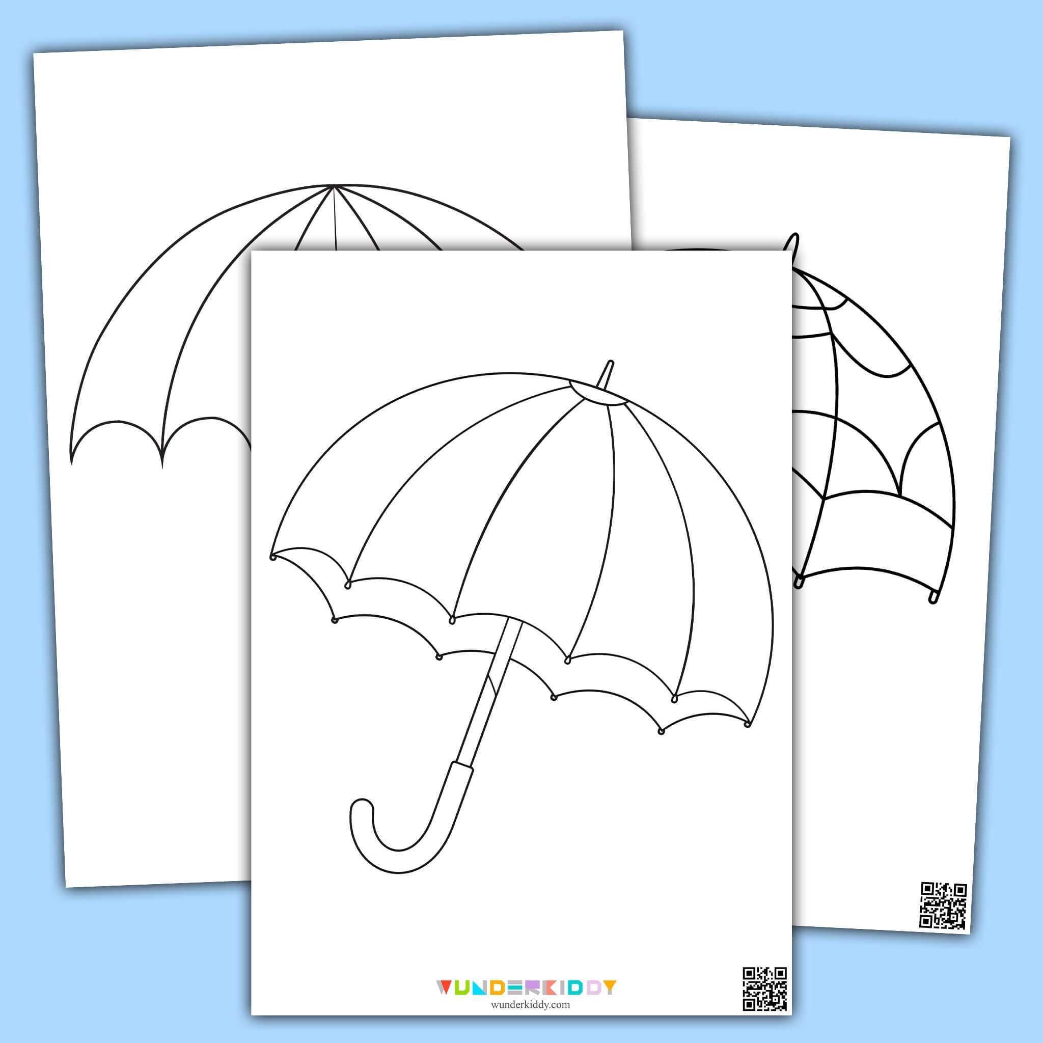 umbrella template printable umbrella template printable
