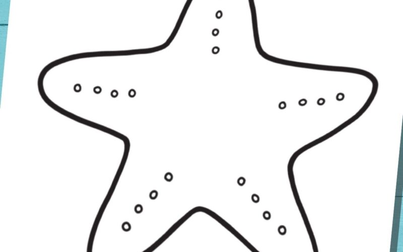 Free Printable Starfish Template Outlines For Best Ocean Crafts