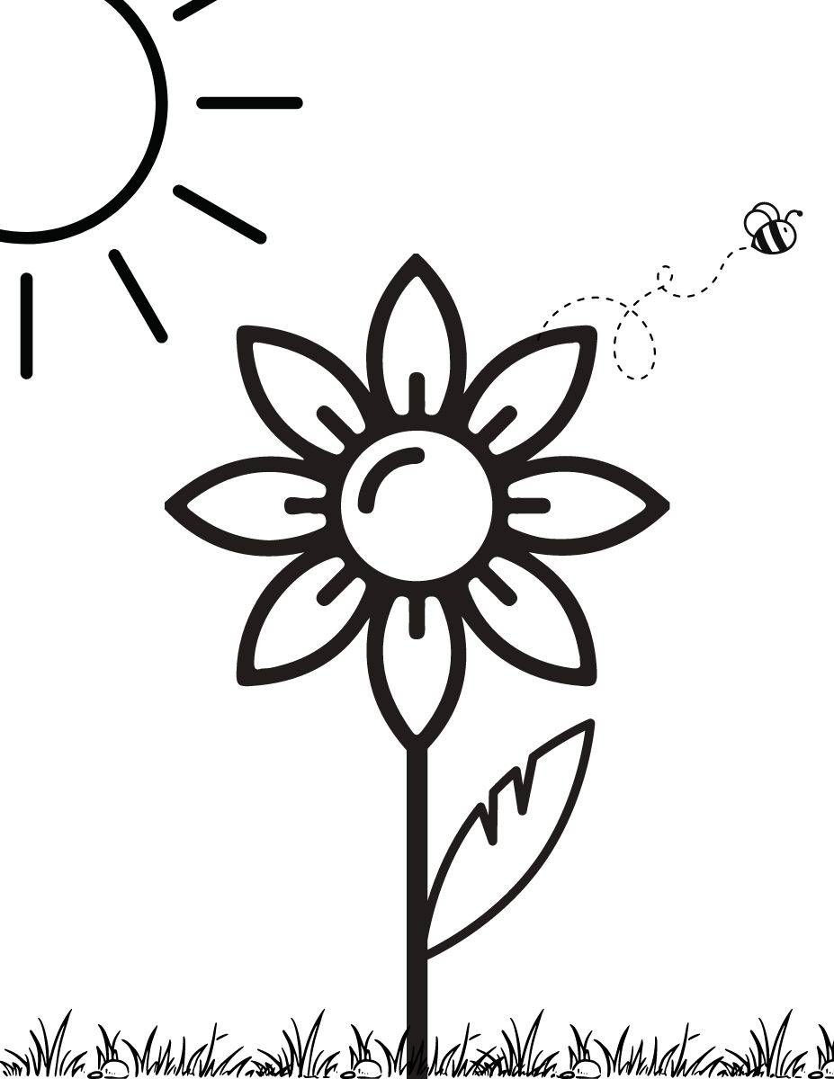printable sunflower template printable sunflower template
