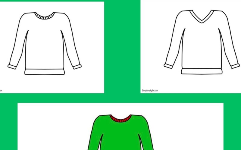 Free Printable Sweater Templates For Crafts
