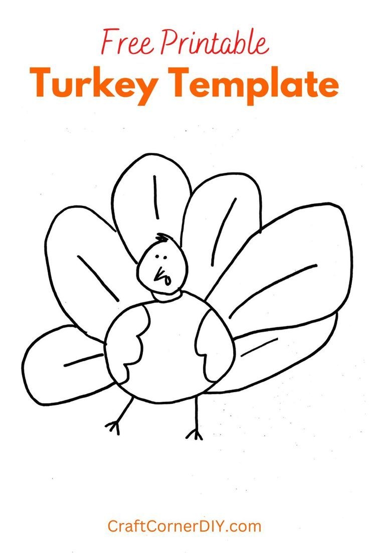 printable turkey template