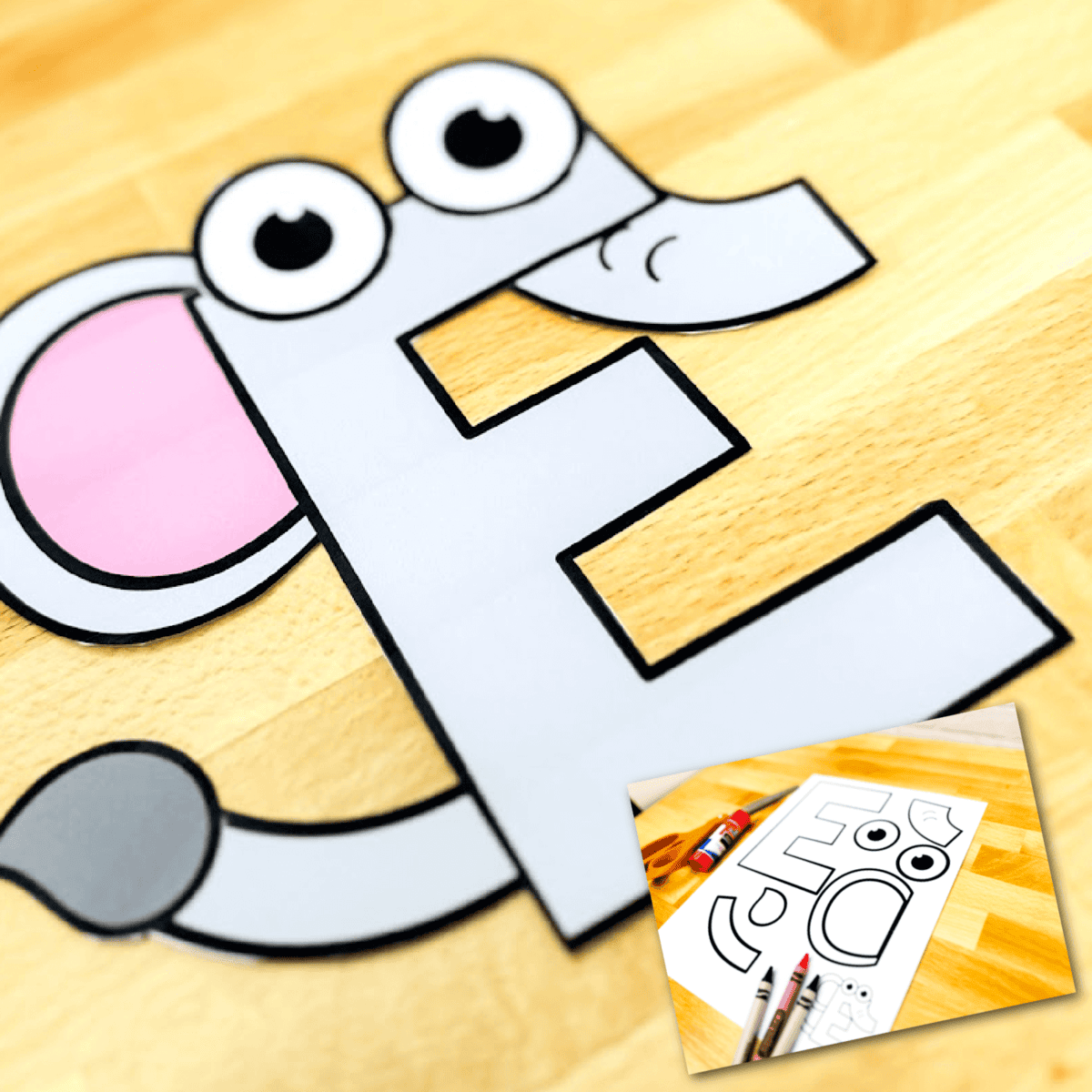 letter e printable