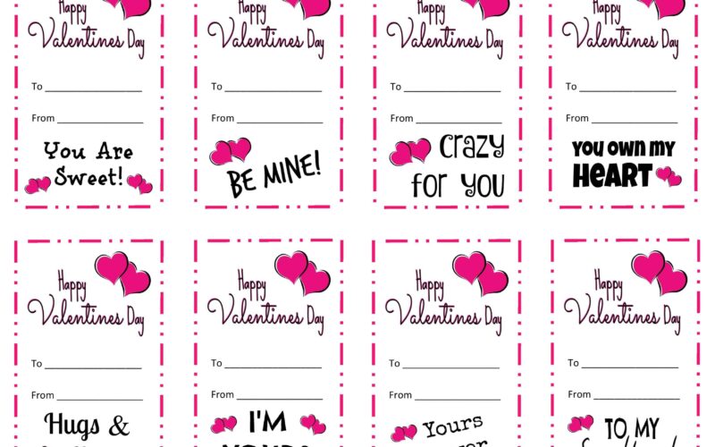 Free Printable Valentines Inspirational Momma
