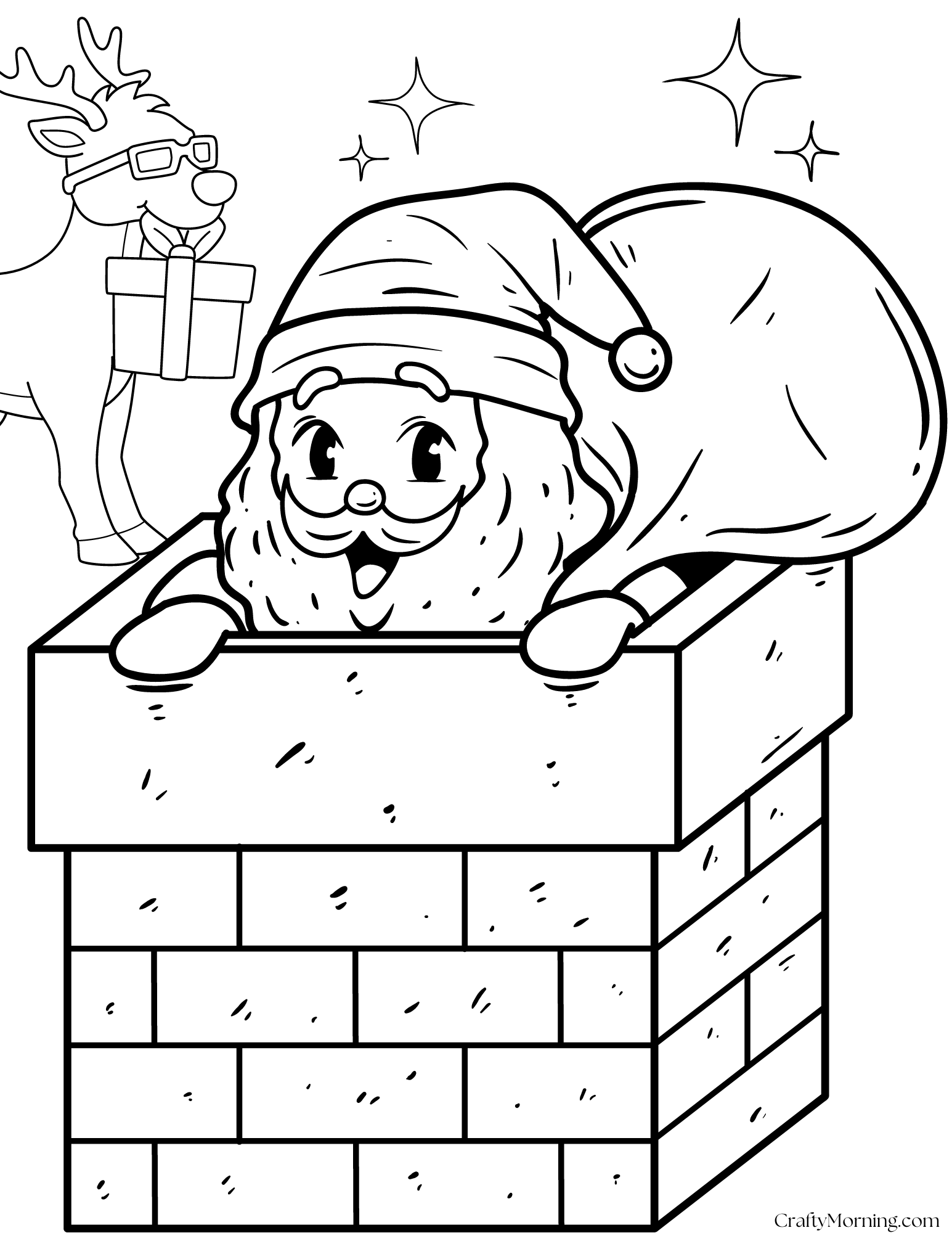 Free Santa Coloring Pages To Print Crafty Morning Free Santa Coloring Pages To Print Crafty Morning