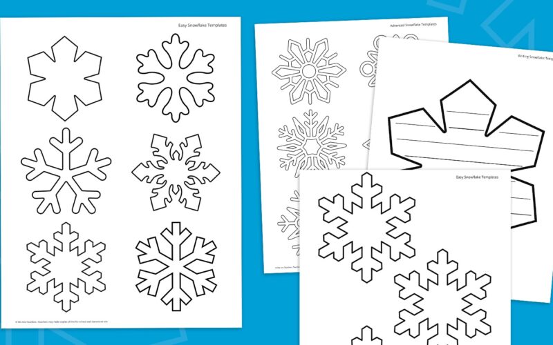 Free Snowflake Template Printable Bundle