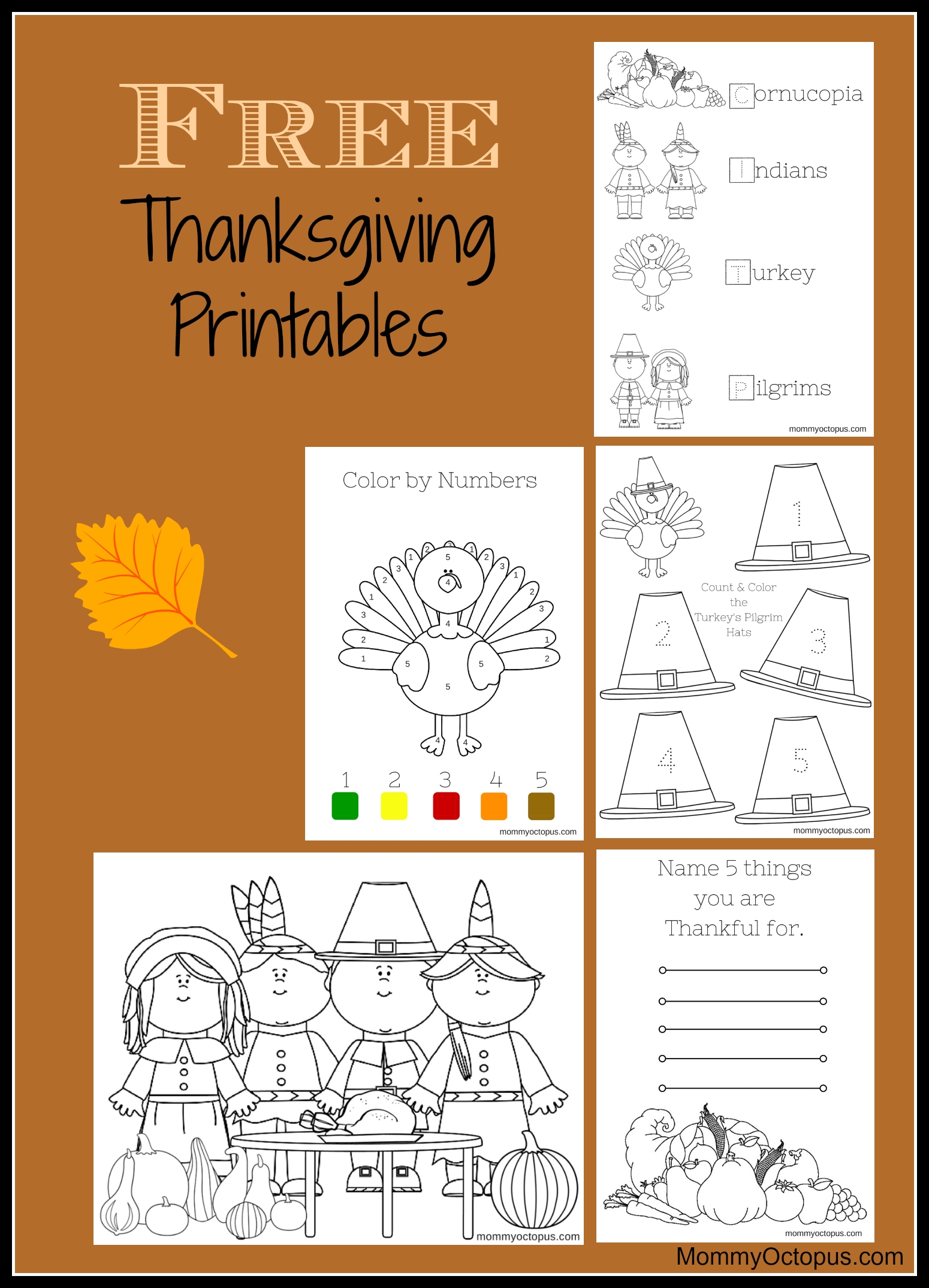 thanksgiving activity sheets free printable