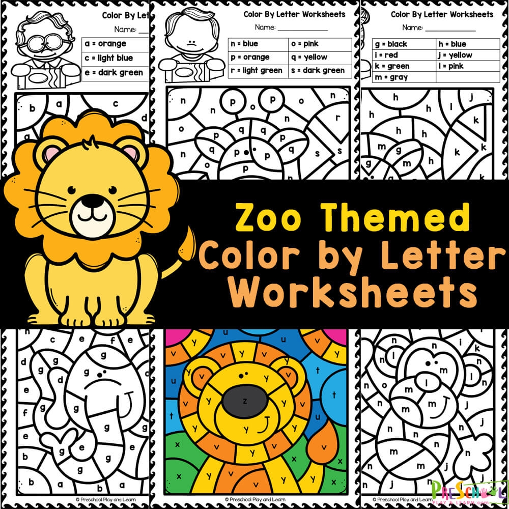 free color by letter printables