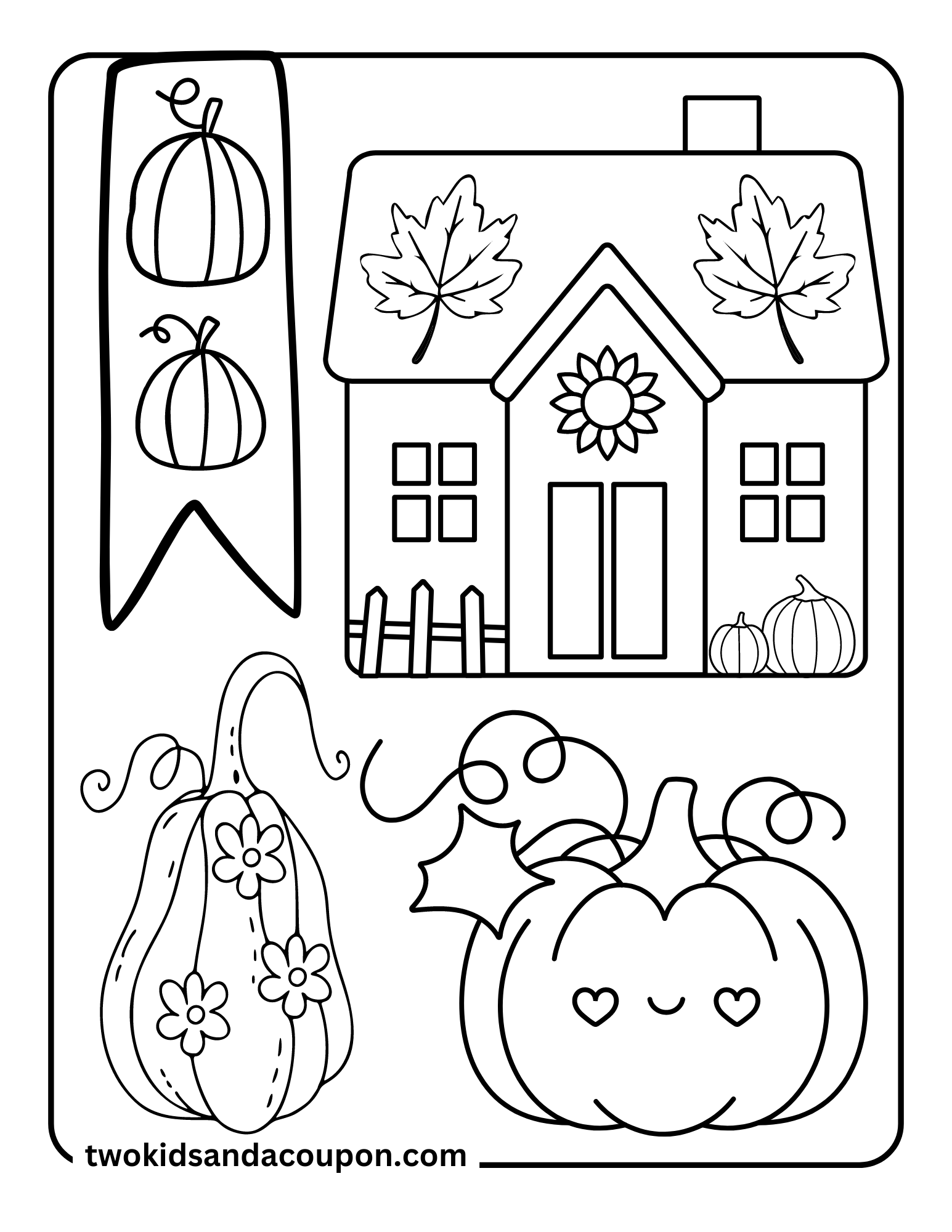 printable autumn pictures to color