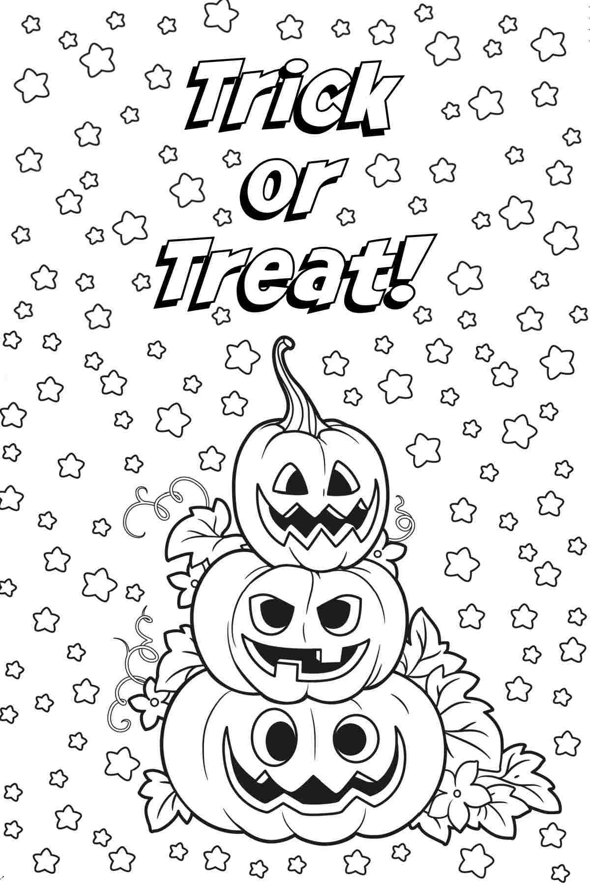 coloring sheets halloween printable