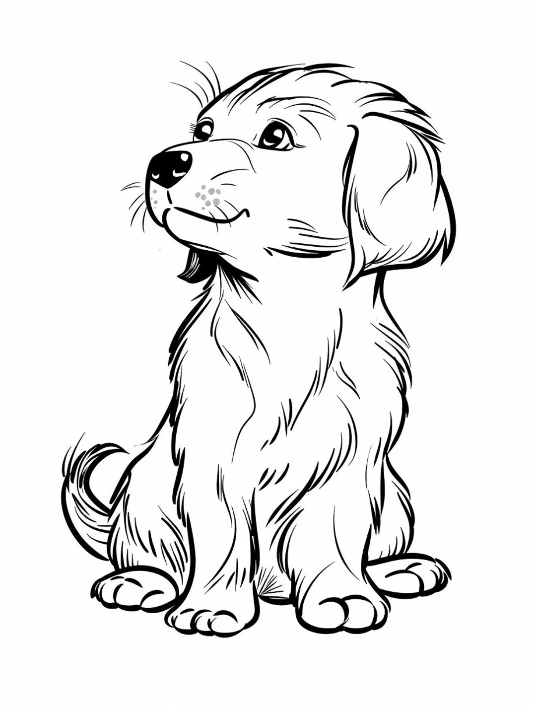 printable puppy coloring pictures