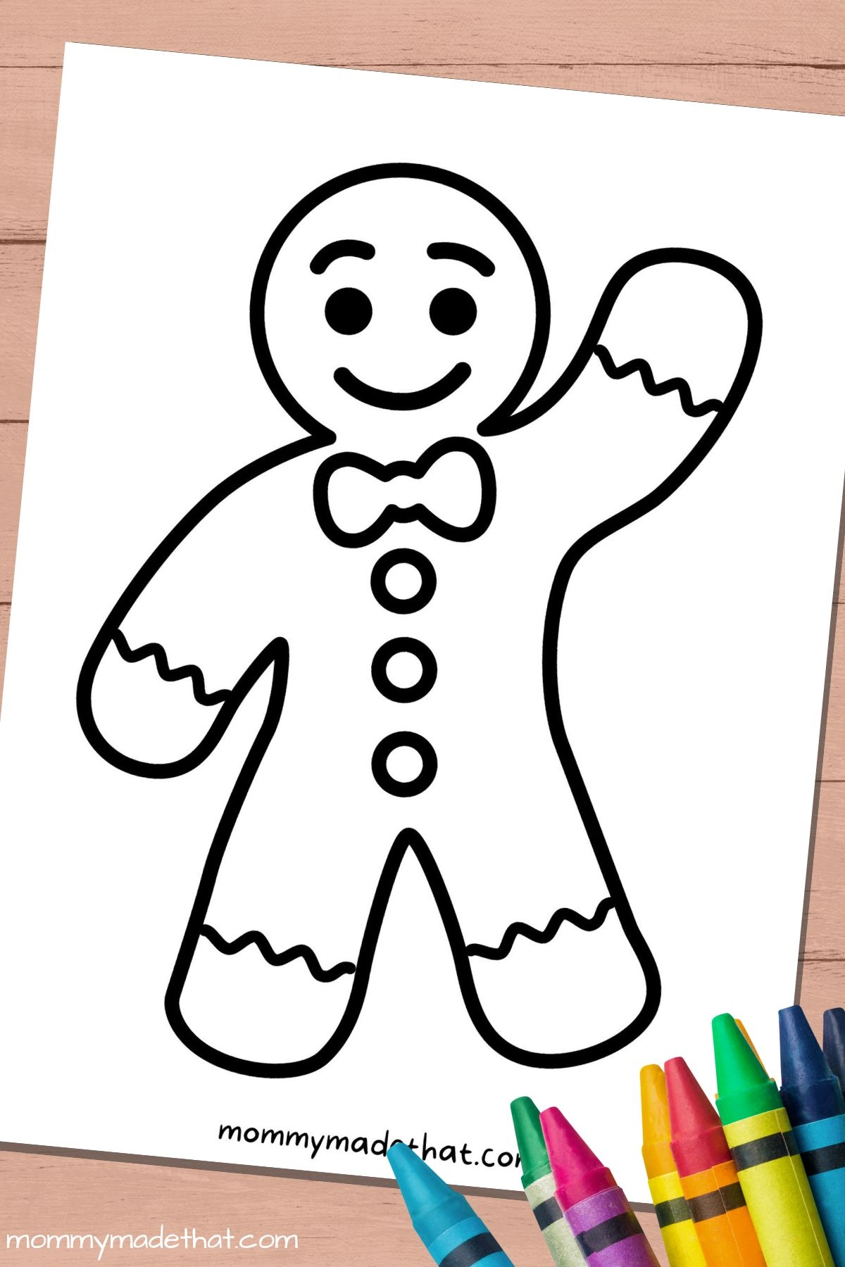 gingerbread man template free printable