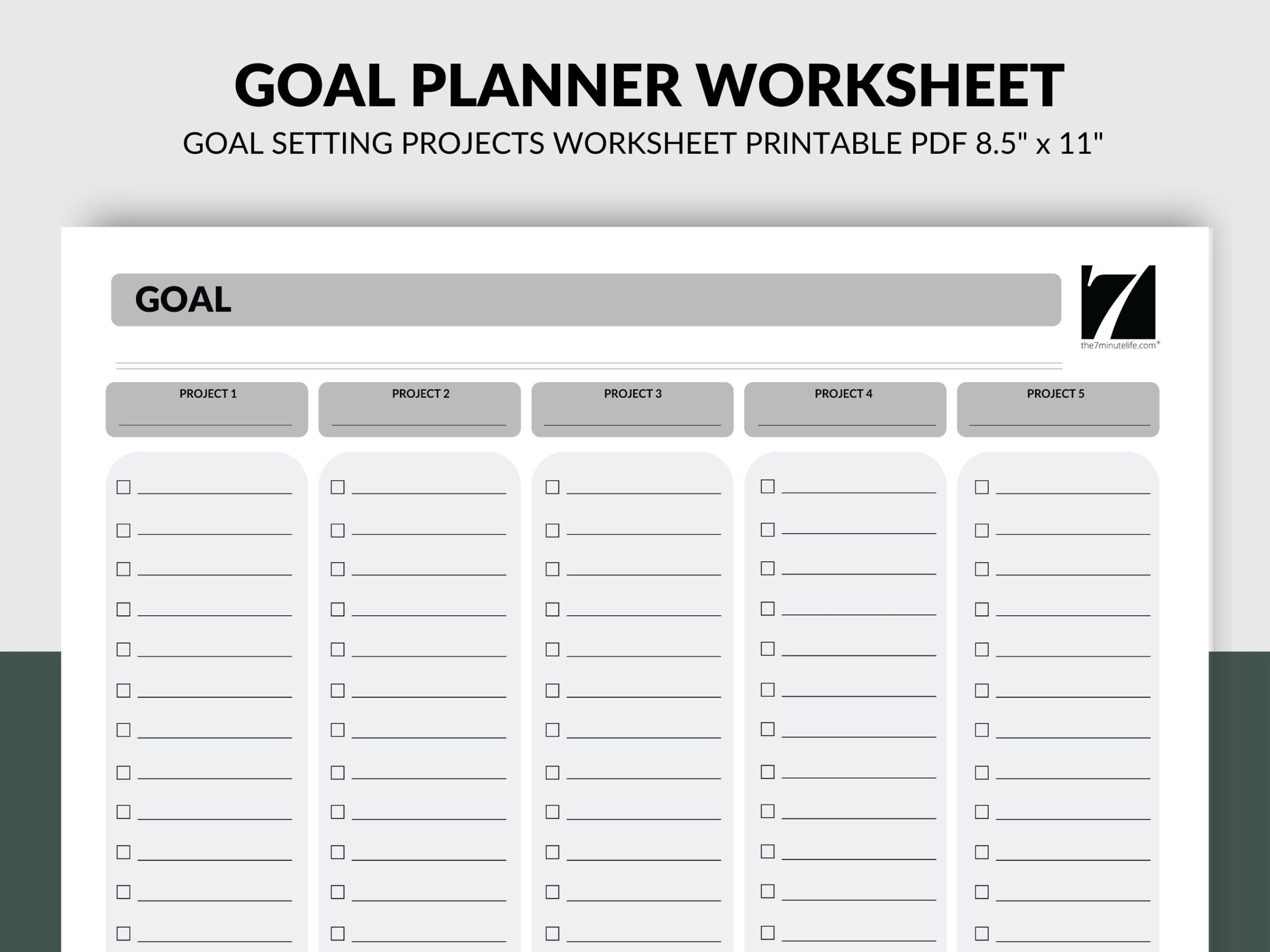 printable goal sheets