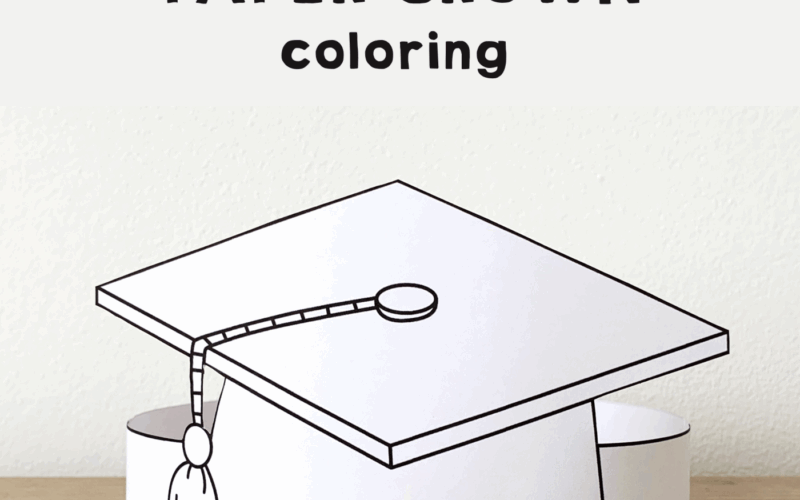 Graduation Hat Paper Headband Printable Coloring Made By Teachers