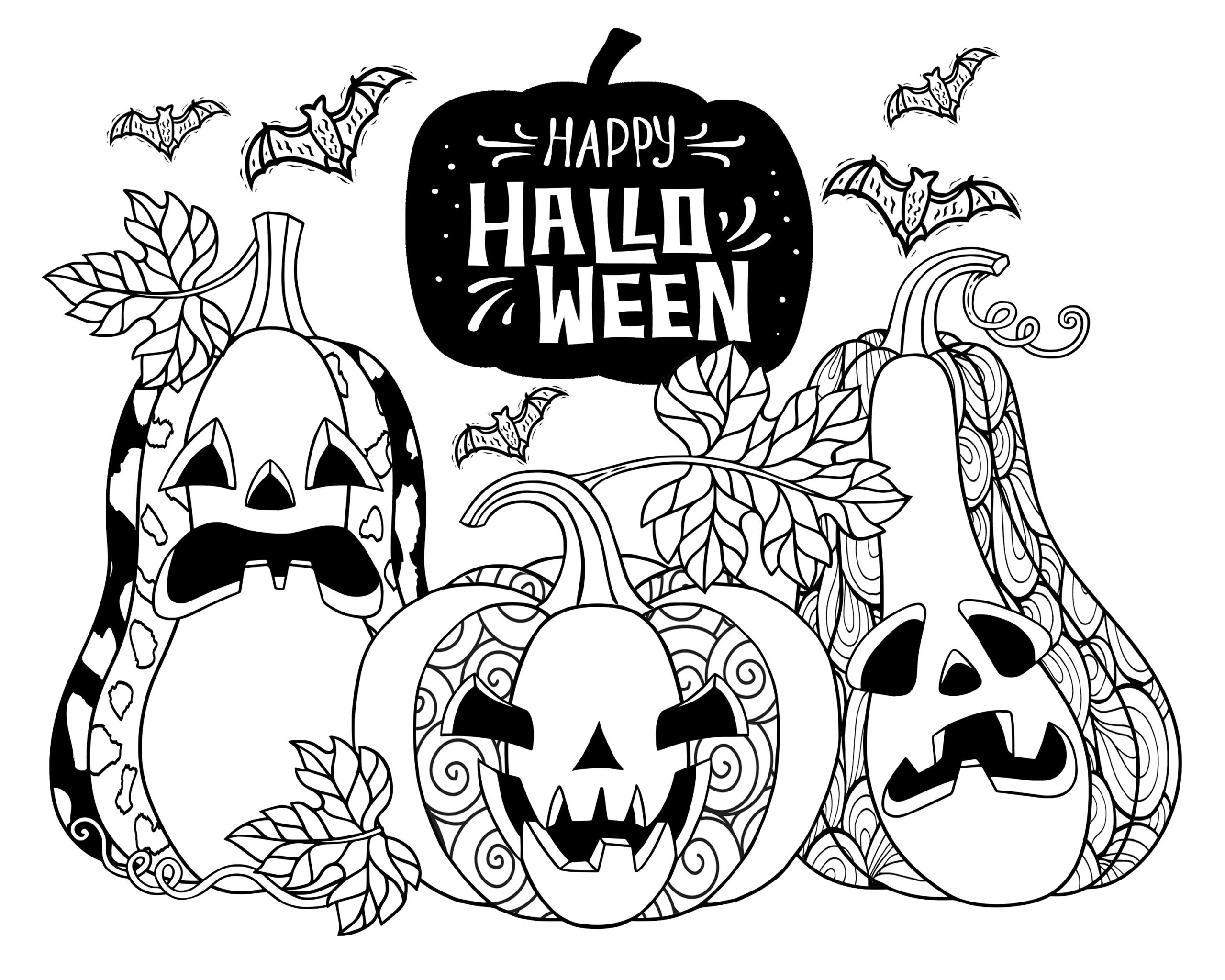 free printable coloring sheets halloween