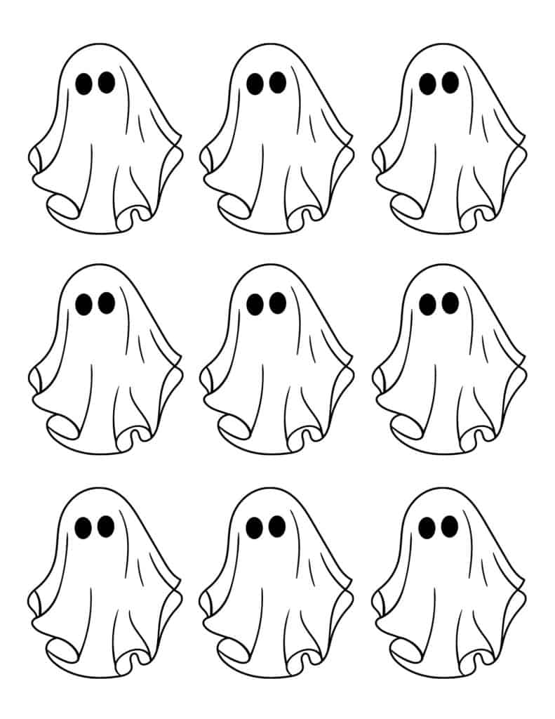 ghost template printable