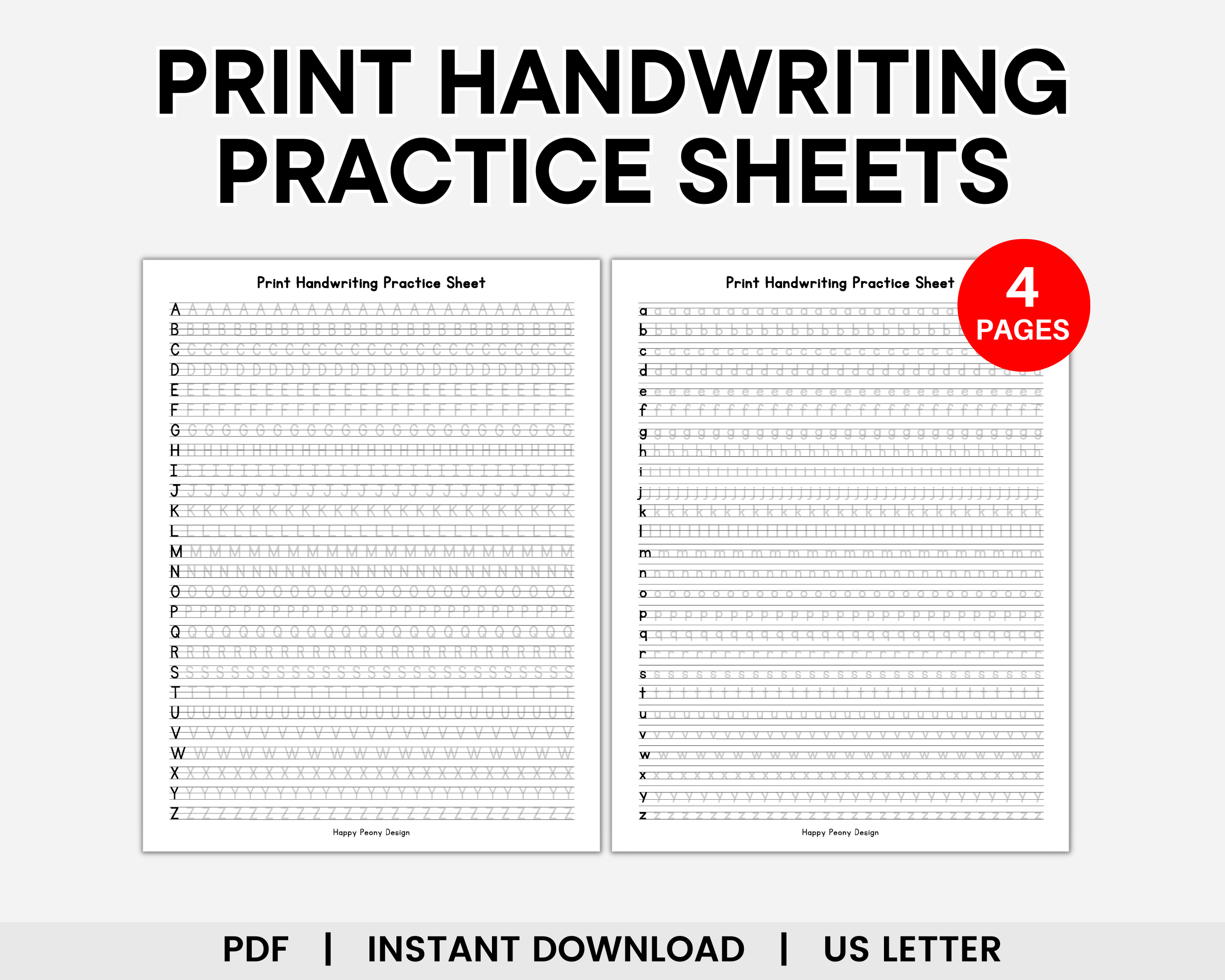 printable handwriting practice sheets