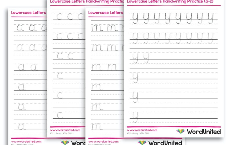Handwriting Practice Sheets KS1 Free PDF WordUnited