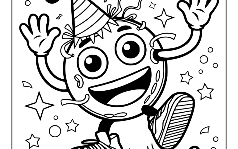 Happy Birthday Coloring Pages 25 Free Printable PDF