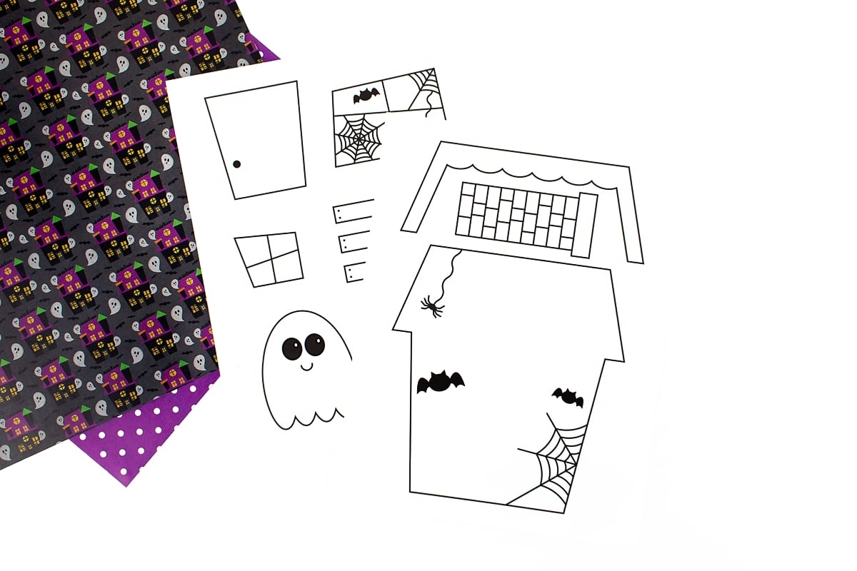 Haunted House Template Fireflies And Mud Pies