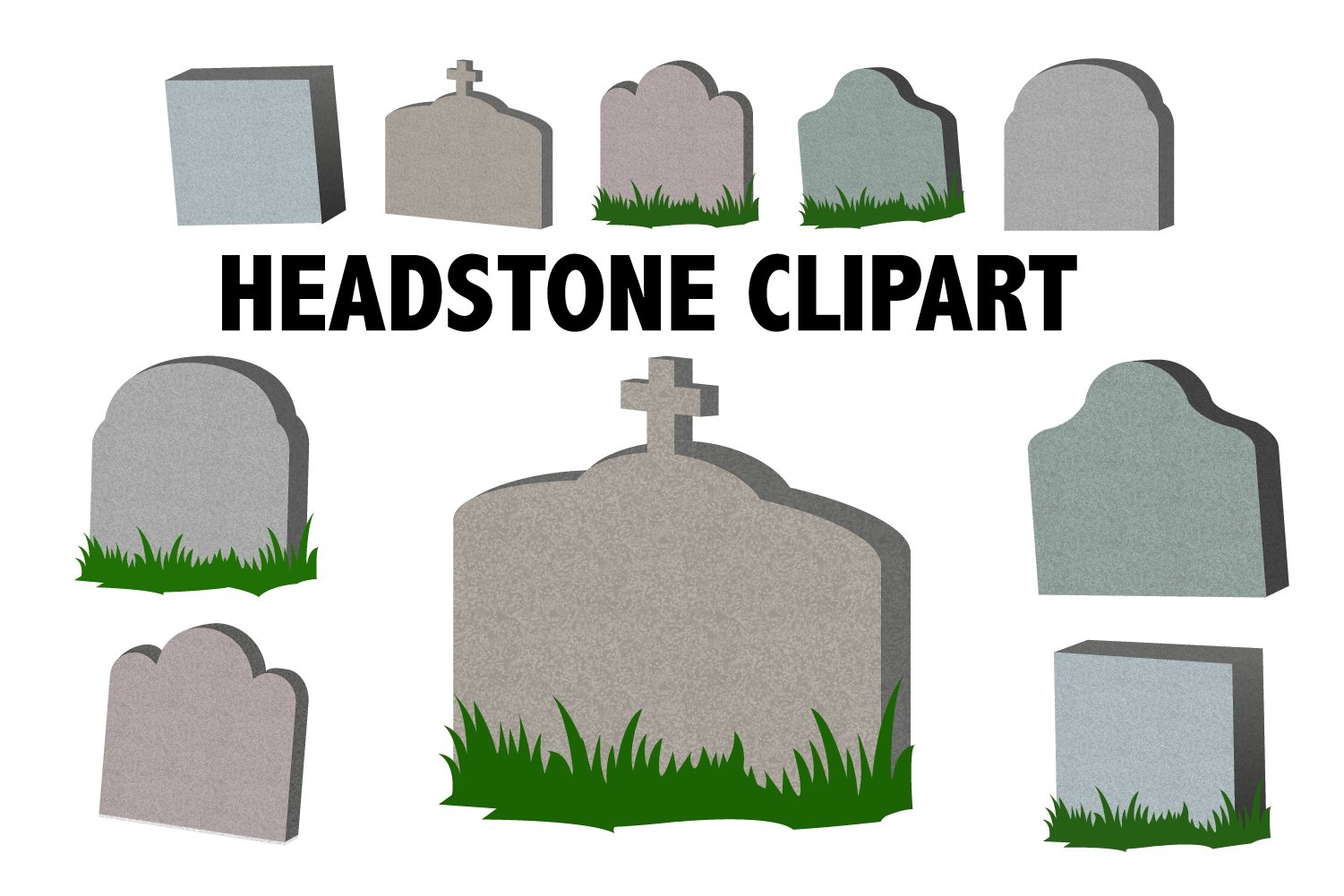 Headstone Clipart