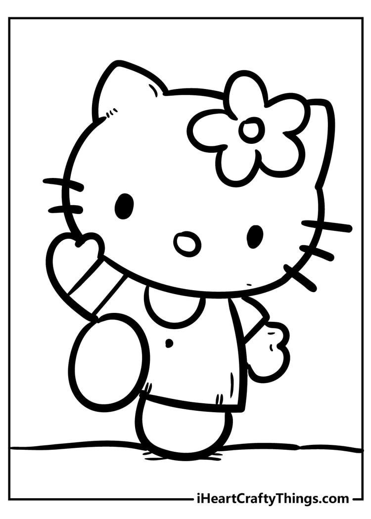 printable coloring pages hello kitty printable coloring pages hello kitty