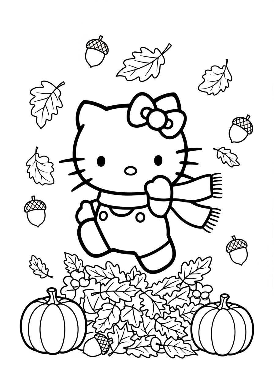 hello kitty coloring book printable